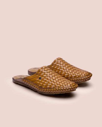 Daily leather mules Natural