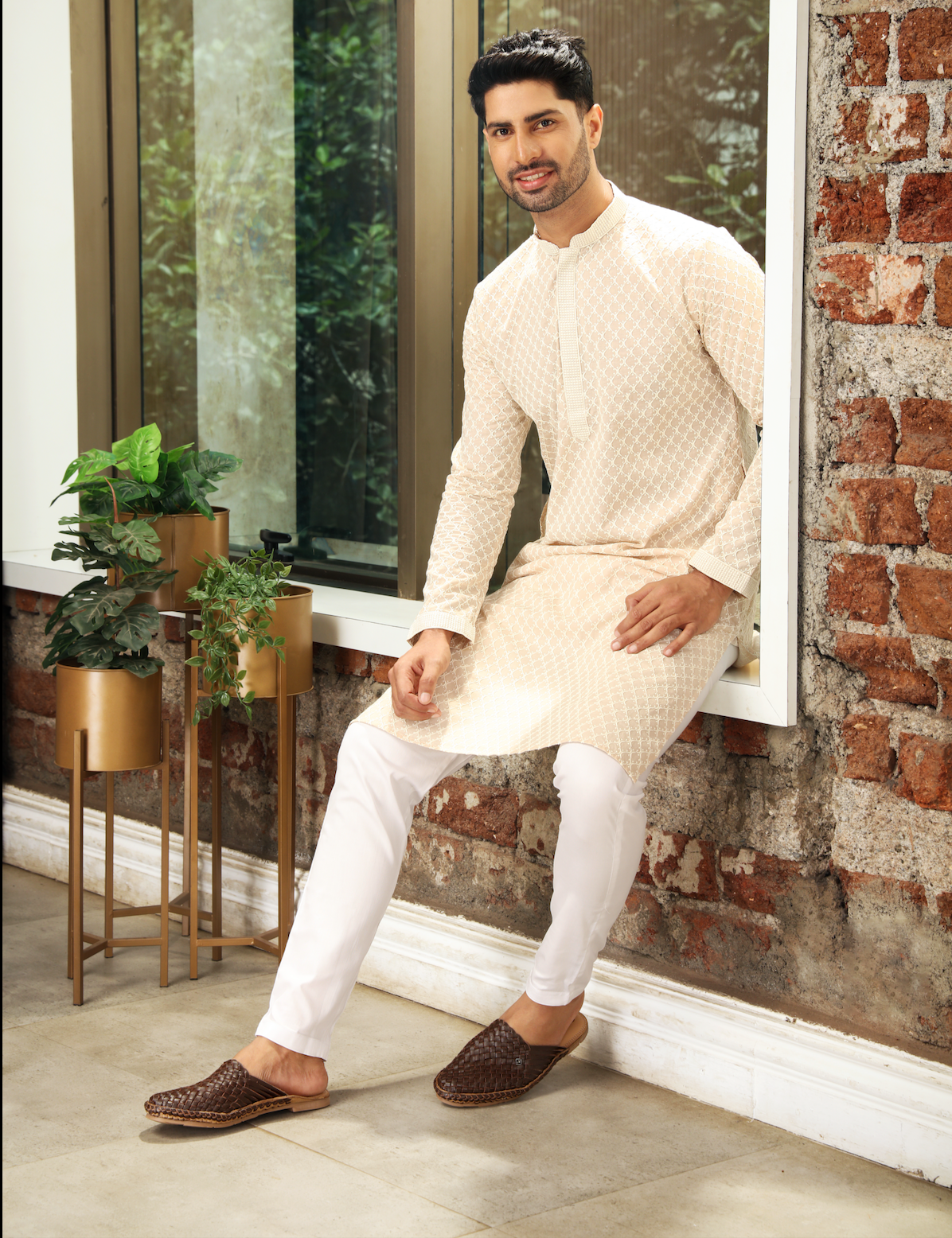 Kurta shoes best sale men